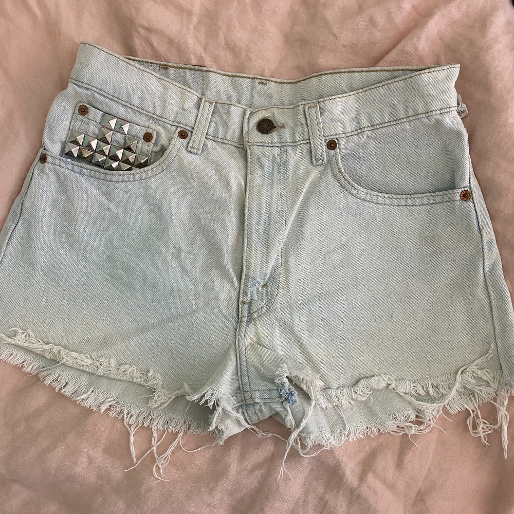 Vintage Studded Levi Shorts